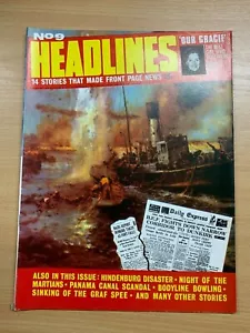 HEADLINES MAGAZINE #9 (MAY 1972) - DUNKIRK / HINDENBURG DISASTER (P3) - Imagen 1 de 10