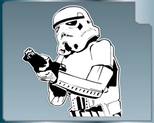 STORMTROOPER Vinyl Aufkleber #1 Auto Fenster Aufkleber Star Wars Aufkleber - Bild 1 von 1