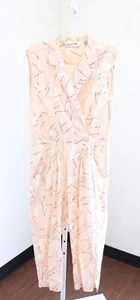 Mono De Colección Años 80 90 Diane Von Furstenberg Melocotón Estampado Geométrico Talla M Retro - Imagen 1 de 6