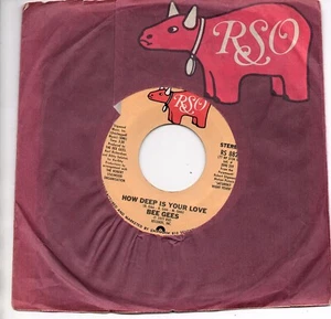 BEE GEES  how deep is your love  RSO RECORDS. - Imagen 1 de 1