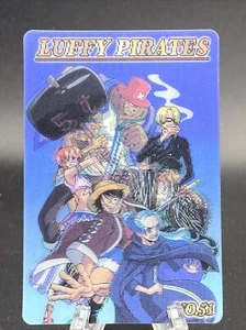 Luffy Pirates One Piece Gumi Card Bandai Japanese 3D Card NO.51 - Picture 1 of 11
