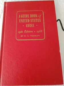 Whitman 1966 Red Book of United States Coins 19th Edition Yeoman Hardcover Book - Picture 1 of 1