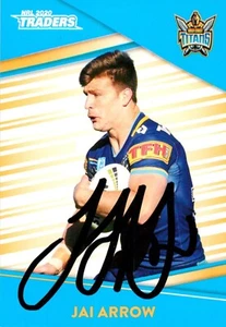 Signed 2020 GOLD COAST TITANS NRL Card JAI ARROW - Bild 1 von 3