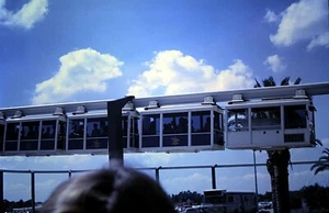Original 1960's Slide, Vintage Hanging People Mover / Monorail / Theme Park Ride - Picture 1 of 1