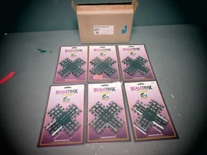 Qty 6 of MTH 45-1005 ScaleTrax O Scale 90 Degree Crossover Box Of 6 Tracks NEW. - Picture 1 of 3