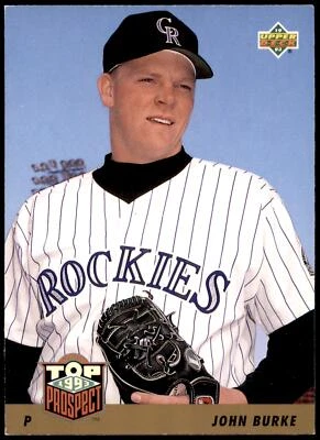 John Burke #444 1993 Upper Deck - Image 1 of 2