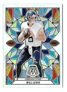 2024 Will Levis Panini Mosaic Stained Glass Prizm SSP - Tennessee Titans - Bild 1 von 2