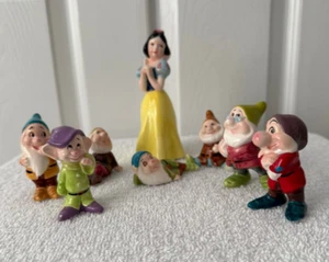 Snow white with dwarfs figurines $49.91 - Picture 1 of 9