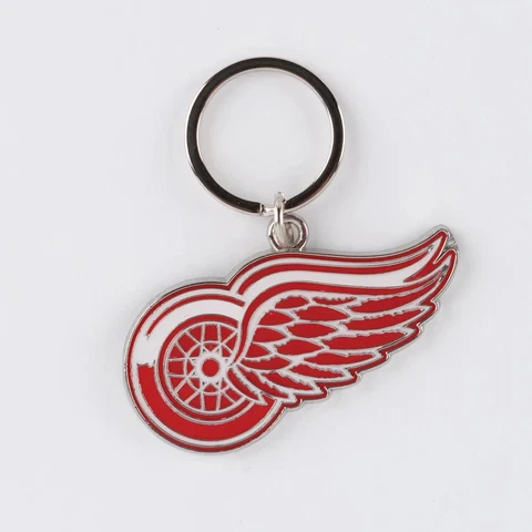 Detroit Red Wings Heavyweight Metal Keychain Keyrings Cover