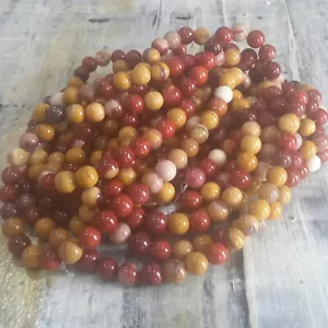 Natural Mookaite 10mm Approx 37pce Strand. Free postage. Oz Seller - Picture 1 of 3