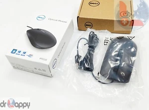 Optical LED Light Tracking USB Mouse for Dell MS116 Wired Mouse USB 3.0 2.0 - Picture 1 of 3