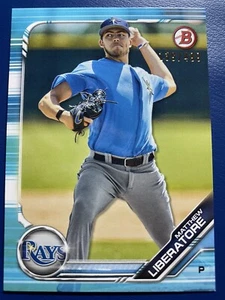 Matthew Liberatore 2019 Bowman Draft papel azul claro paralelo #D 139/499 - Imagen 1 de 2