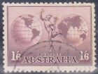 (F243-83) 1934 AU 1/6d Hermes Air Mail no W/M stamp (CH) 