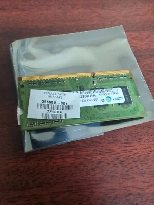 1GB 1333Mhz PC3-10600S DDR3-1333 204-Pin SODIMM Module for sale P/N: 598859-001 - Image 1 of 3
