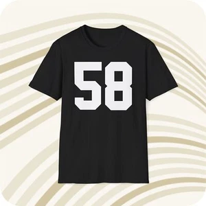 Jack Lambert #58 Pittsburgh Steelers Trikot T-Shirt - Front & Back Print - Bild 1 von 6