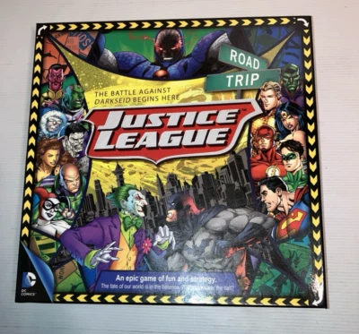 DC Comics Justice League Board Game Road Trip RARE Epic Game Strategy - Image 1 of 4
