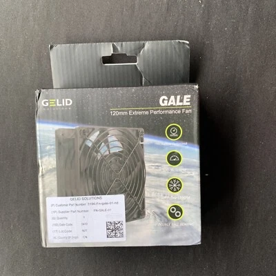 Gelid Solutions Gale Mining 120mm High Performance PWM Fans 500-3500RPM 110CFM - Image 1 of 2