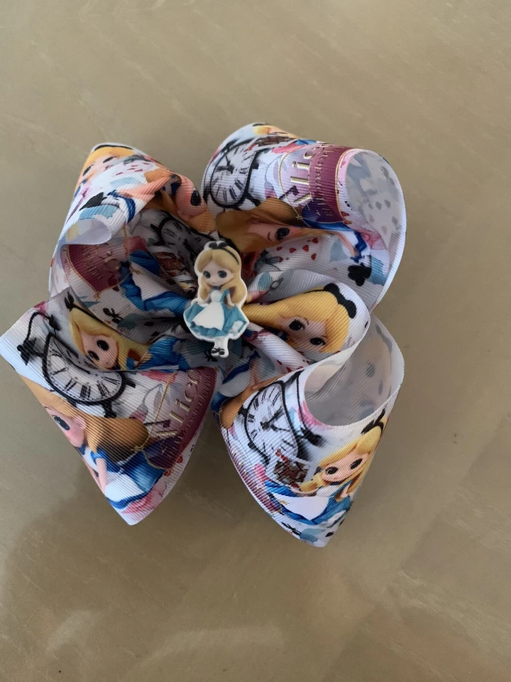 Красивый ~ Алиса в стране чудес ~ белый ~ Jojo стиль ~ большой ~ волосы бант ~ девочек - Изображение 1 из 1