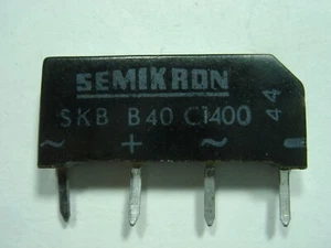 B40C1400 sil Bridges Rectifier 1,4A 40V #12-670 - Picture 1 of 1