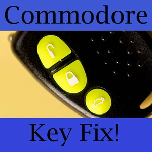 Holden Commodore Key Buttons VS VT VX VY VZ Fluoro Green Set - Picture 1 of 1