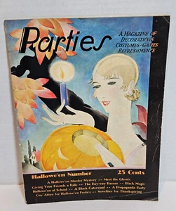 Vintage 1929 Dennison Halloween Parties Party Magazine Decor Costumes Games - Picture 1 of 16