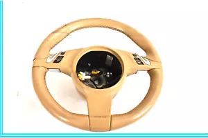 STEERING TAN PADDLE SHIFT LEATHER 7PP419091 AE PORSCHE PANAMERA (2010-2016) OEM - Picture 1 of 13