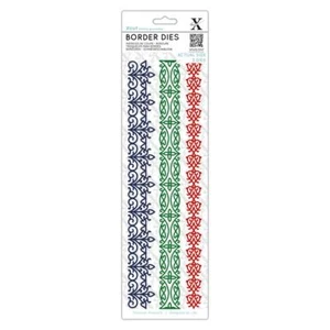 Docrafts Xcut 3 Stück Festive Borders Bordürenstanzen je Stanze 30 cm lang x 2 bis 3 cm breit - Bild 1 von 1