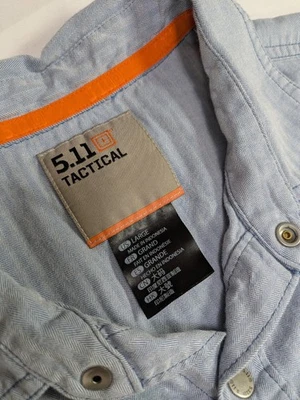 5.11 Tactical Short Sleeve Button Up Shirt Large Snap - Image 1 of 4