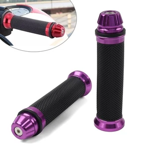 Motorrad 7/8 "Lenker Handgriff Für Yamaha Für Honda Für Suzuki lila - Bild 1 von 10