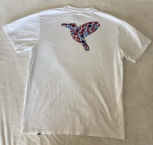 Weißes Birddogs lässiges sportliches T-Shirt Shirt Herren L Large (B3) - Bild 1 von 6