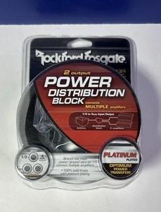 Rockford Fosgate RFD1 Verteilerblock mit einem 1/0 AWG Eingang & zwei 1/0 AWG - Bild 1 von 7