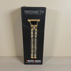Afeitadora eléctrica recortadora de pelo inalámbrica vintage T9 para hombre - Imagen 1 de 4