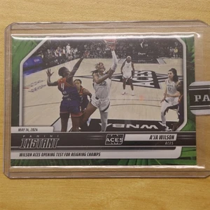 2024 Panini Instant - A'ja Wilson #12 "Aces Opening Test..." Jungle Variant - Picture 1 of 4