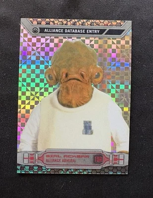 2014 Topps Star Wars Chrome Perspectives X-Fractor 05/99 Admiral Ackbar Gial - Image 1 of 4