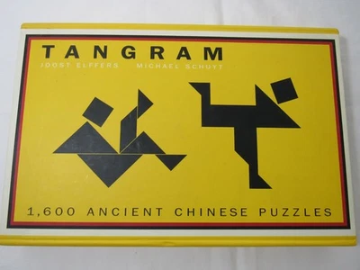 Rompecabezas chinos antiguos Tangram 1600 de Elffers & Schuyt, completos con libro Foto 1 de 4