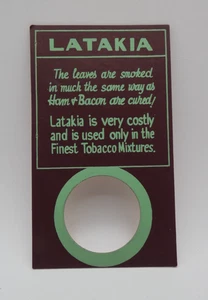 Latakia Vintage Tobacco Sign Advertisement - Picture 1 of 2