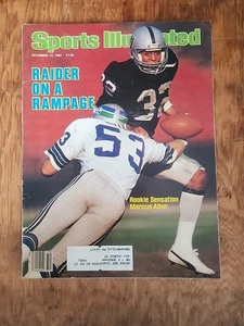 Excellent Sports Illustrated December 13 1982 Marcus Allen Raiders - Bild 1 von 2