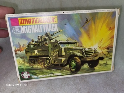 Matchbox M16 Half Track Model Kit 1/76 PK-78 Open Box - Image 1 of 4