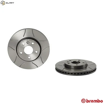 2x BRAKE DISC 09.B355.75 FOR VAUXHALL ASTRA/Mk/VI CHEVROLET AVEO/Hatchback 1.2L - Image 1 of 4