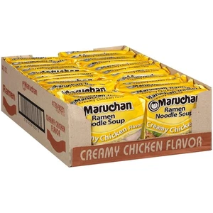 Maruchan Ramen Creamy Chicken, Instant Noodles, Ready to Eat Meals, 3...  - Picture 1 of 5