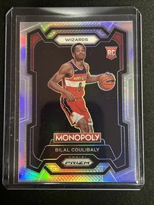 🔥Bilal Coulibaly 2023-24 Panini Prizm Monopoly Silver Prizm #90 (RC) Wizards - Picture 1 of 2