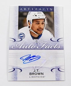UD Artifacts J.T. 2014-15 Autógrafo marrón automático Tampa Bay Lightning - Imagen 1 de 2