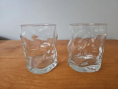 Bormioli Rocco 2 Sorgente двойные стаканы для виски прозрачные рифленые стаканы для воды - Изображение 1 из 4