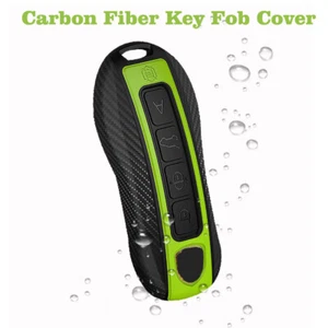 Llavero de fibra de carbono para Porsche Cayenne Panamera 911 2017- - Imagen 1 de 14