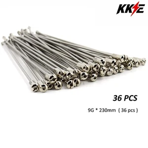 KKE 9Gx 230mm Spokes Kit fit 1.6*21" Front Wheel for Suzuki RMZ250 RMZ450 36pcs - Picture 1 of 13