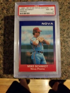 1988 Star Platinum #40 Mike Schmidt PSA 8 SSSP ONLY 100 PRINTED - Picture 1 of 2