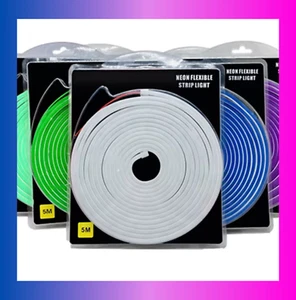 Silicone Neon LED Strip Light 12V - Flexible Waterproof Wedding Decor - Picture 1 of 5