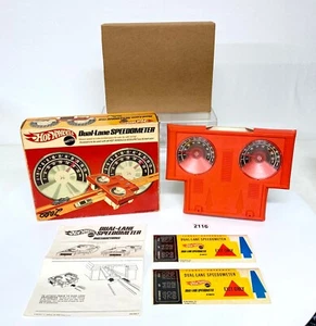 Vintage Hot Wheels Redline 1969 Dual Lane Speedometer Unused in Box - Picture 1 of 24