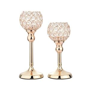 Crystal Gold Candle Holders & Accessories for sale | eBay