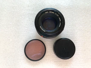 Minolta MD 50mm f/1.7 ∅49mm Lens X-700 X-370 X-570 SRT200 101 XD11 XD5 XG1 XGM - Picture 1 of 5